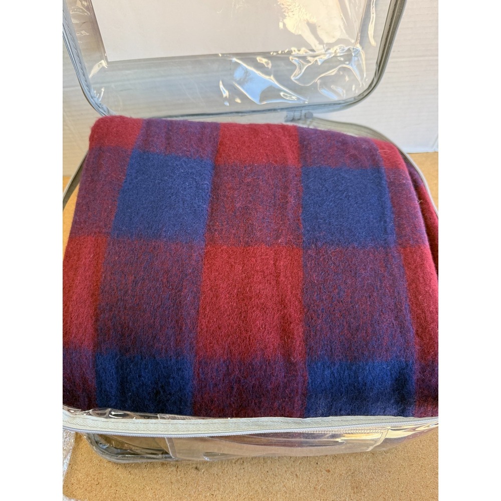 Sealy Delightful Moments Navy Plaid Electric Warming Blanket Throw 50x62 EUC - Picture 5 of 6